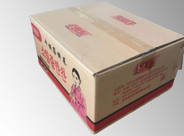 丹東食品系列黃皮包裝箱
